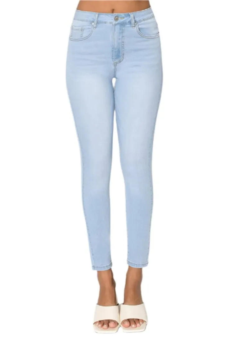 Wax Jean - Basic Super Stretchy Skinny Jeans - 90360