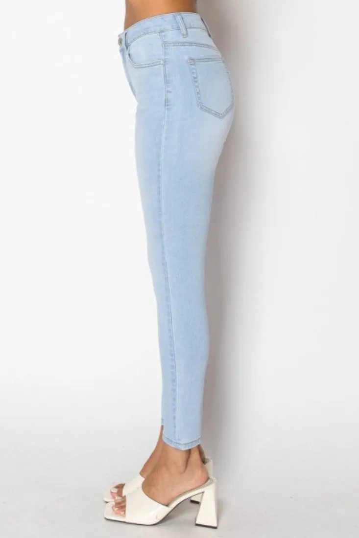 Wax Jean - Basic Super Stretchy Skinny Jeans - 90360