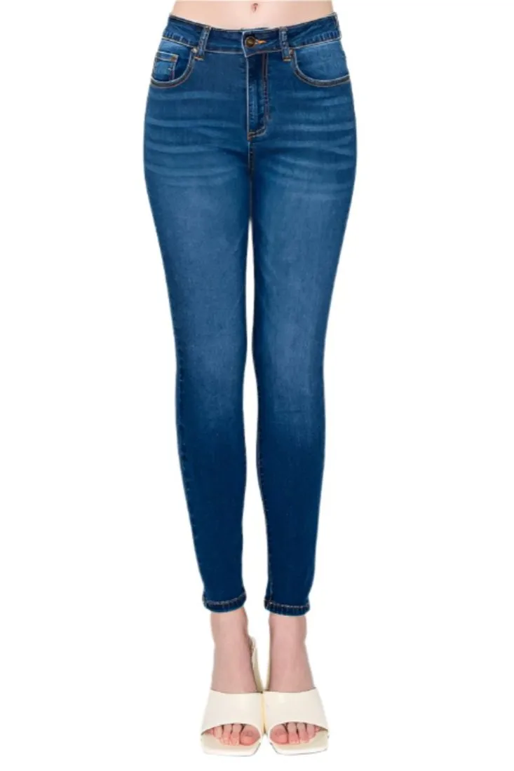 Wax Jean - Basic Super Stretchy Skinny Jeans - 90360