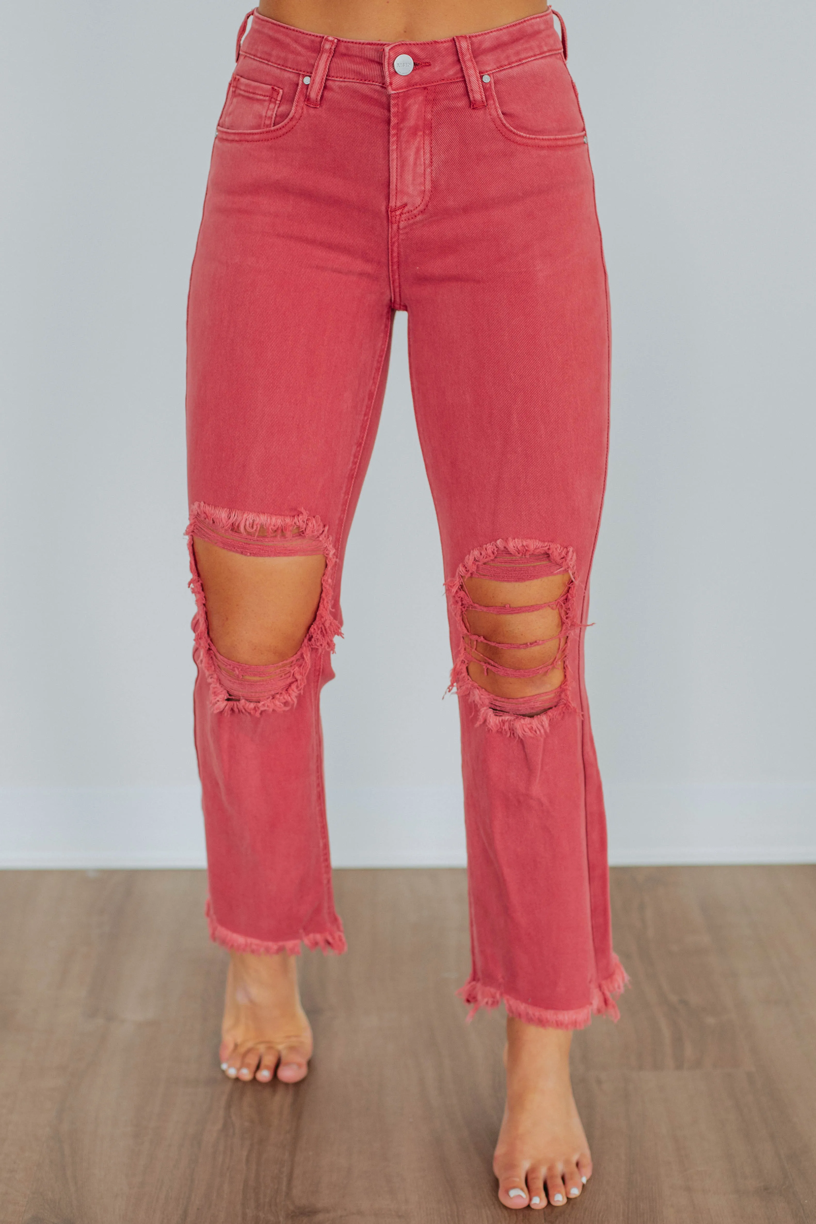 Willow Risen Jeans - Brick