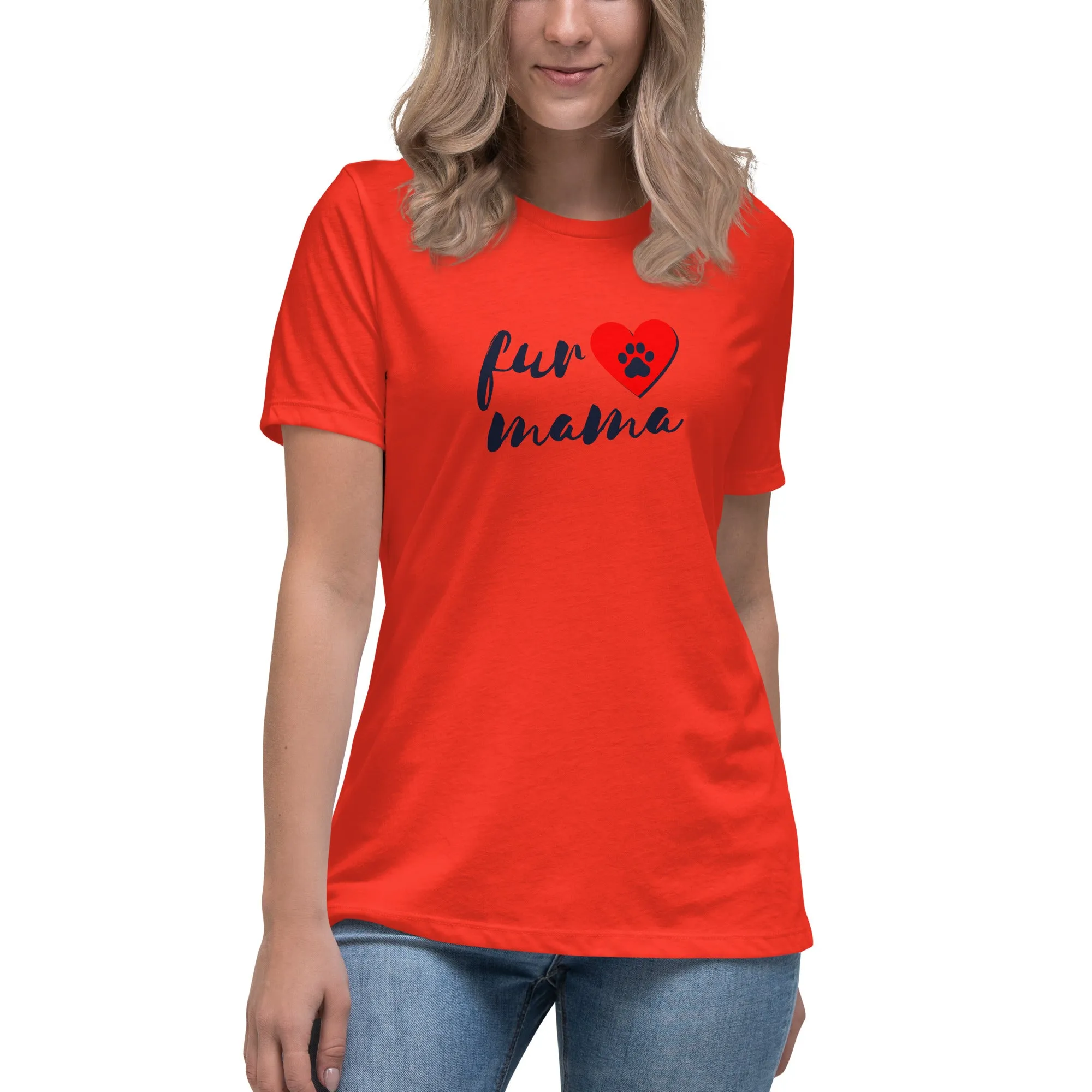 Women's Premium Cotton Relaxed T-Shirt - Fur Mama