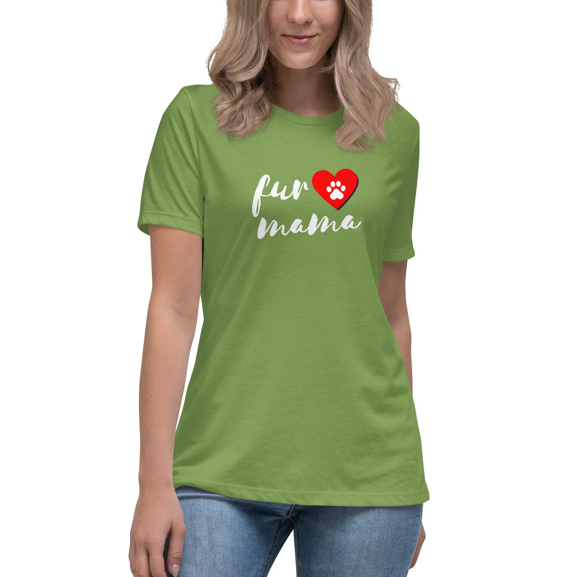 Women's Premium Cotton Relaxed T-Shirt - Fur Mama